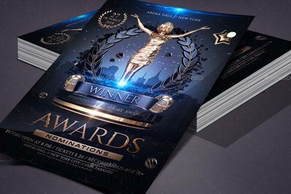 Editable Award Flyer Templates – Free & Premium PSD, Ai, Word, ( Doc ), InDesign, Vector, EPS, PNG, Formats Download